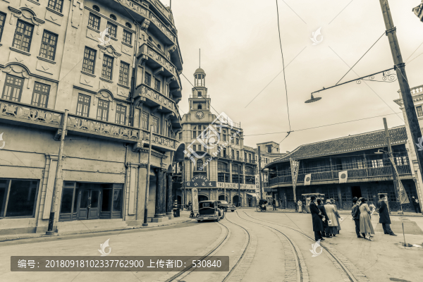 老上海租界街景