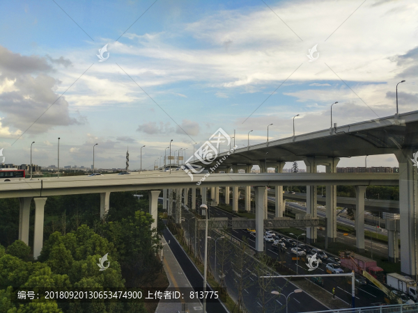 地面道路車流