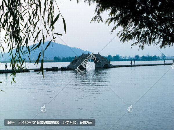 紹興柯巖石板橋