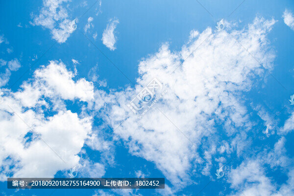 藍(lán)天白云天空素材