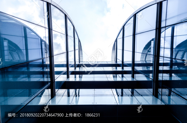 玻璃幕墻建筑的建筑細節(jié)特寫
