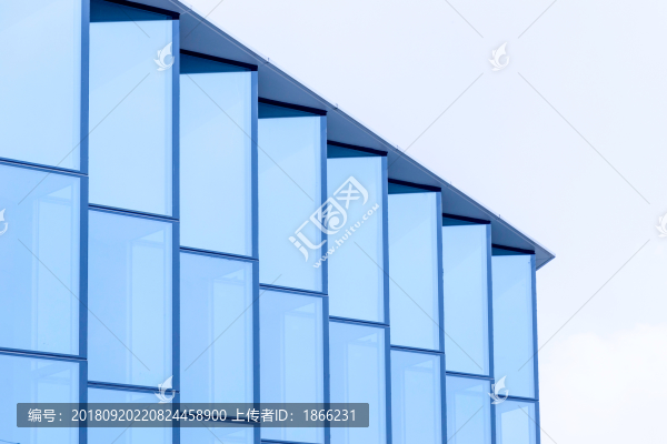 玻璃幕墻建筑的建筑細節(jié)特寫