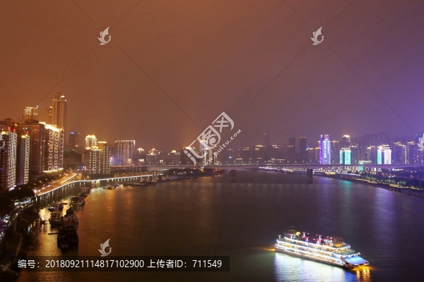 重慶嘉陵江夜景