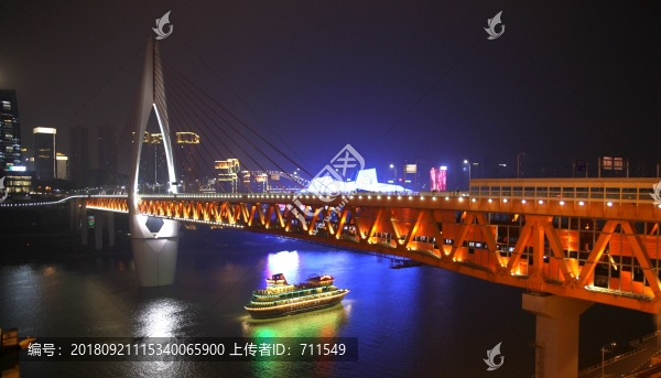 重慶千廝門大橋夜景