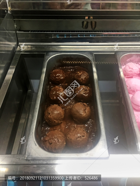 巧克力味冰激凌