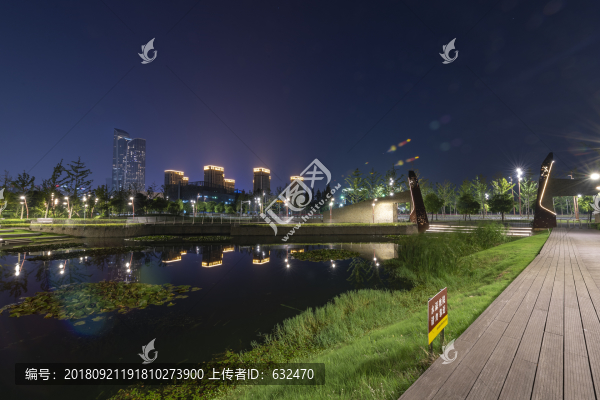 南京青奧村夜景