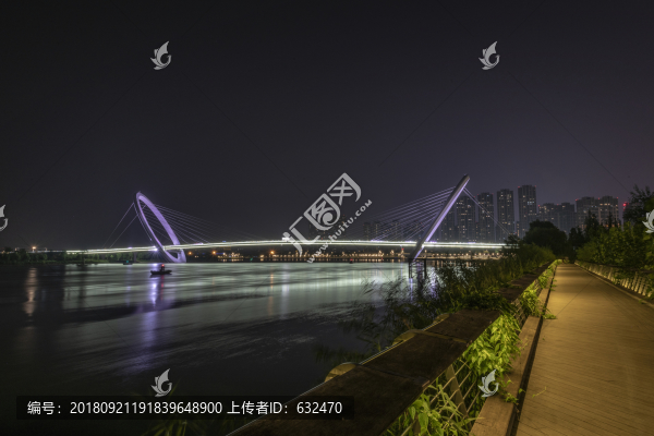 南京眼步行橋夜景