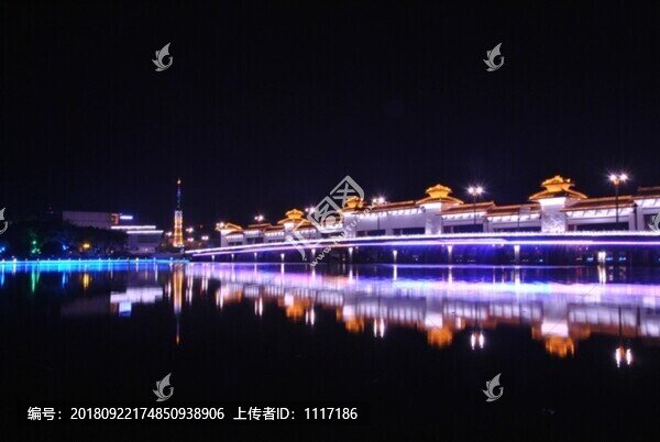 廣漢濱江夜色