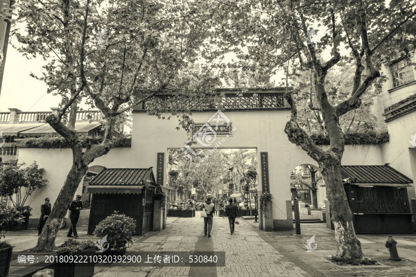 杭州老街街景
