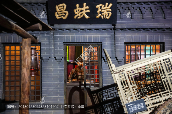 老字號(hào)瑞蚨昌綢布店門臉