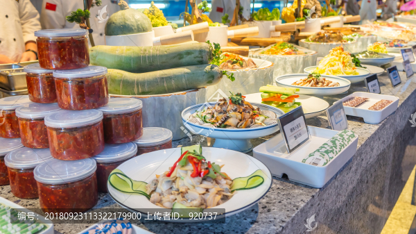 蒸汽海鮮菜品