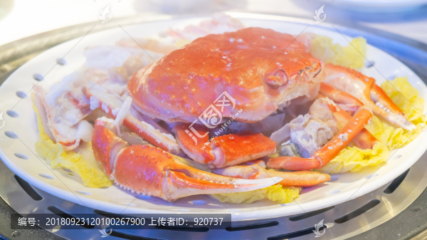 清蒸海蟹