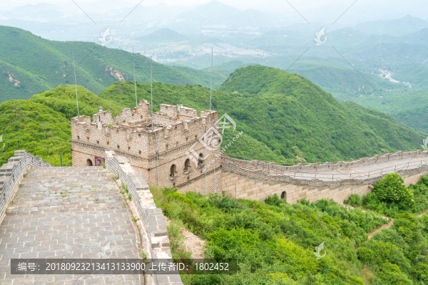 北京八達(dá)嶺古長(zhǎng)城景區(qū)風(fēng)光