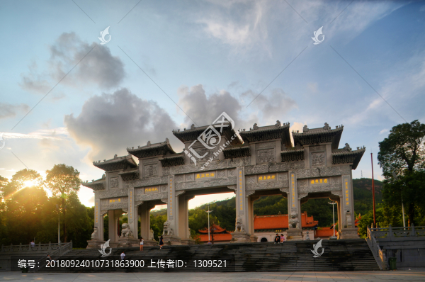 珠海普陀寺牌坊