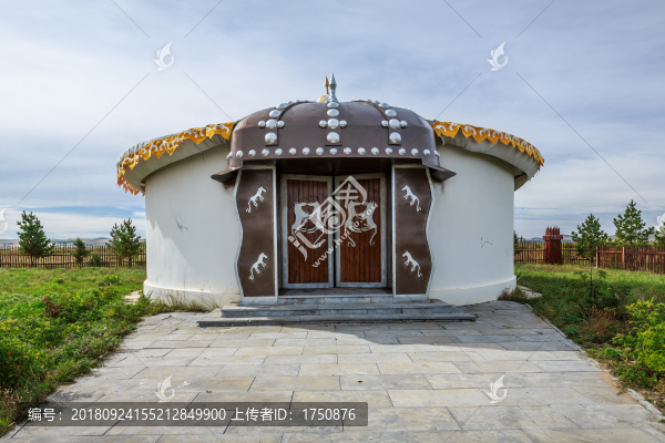 大漢行宮景區(qū)的蒙古特建筑