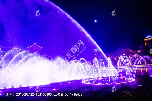 海瀾飛馬水城音樂噴泉燈光秀