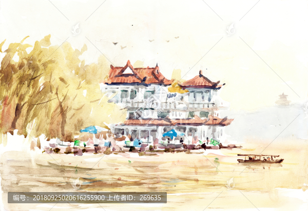 西湖遠(yuǎn)眺