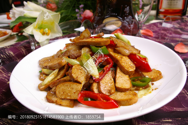 香干炒花肉