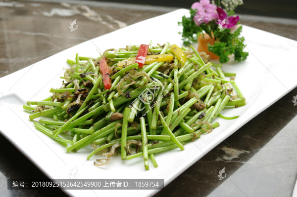 欖菜肉松炒