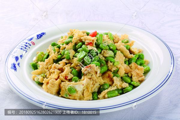 碎椒青豆炒土雞蛋