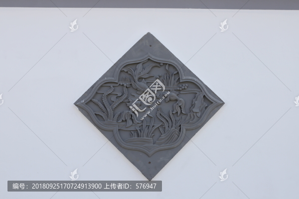 白墻磚雕