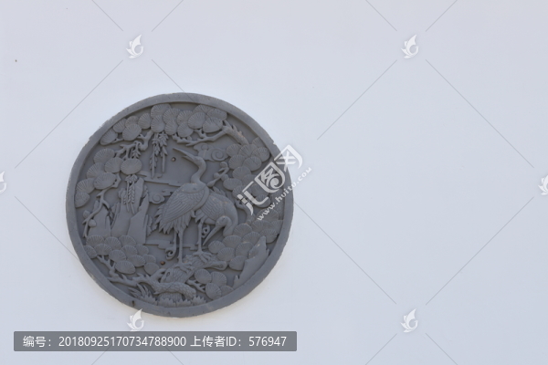 白墻磚雕