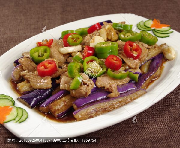 土豬肉蒸茄子