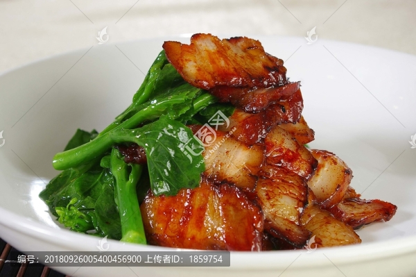 芥蘭炒肥叉