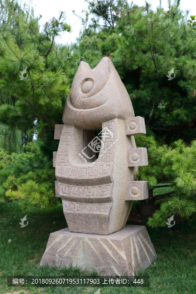 北京城市雕塑吉祥物魚