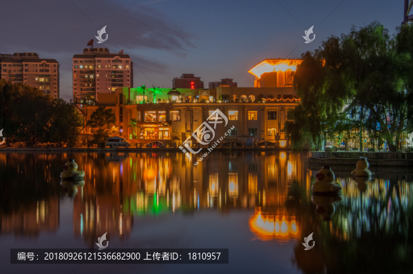 中央公園廣場夜景