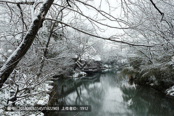西溪初雪