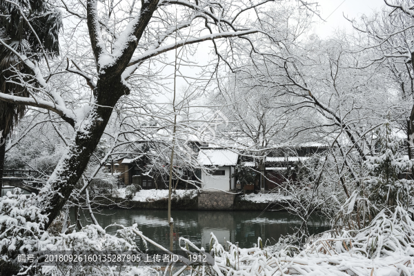 西溪雪景