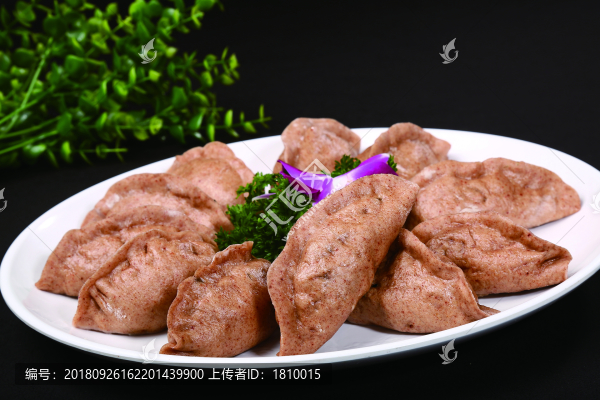 芝麻葉雜糧餃
