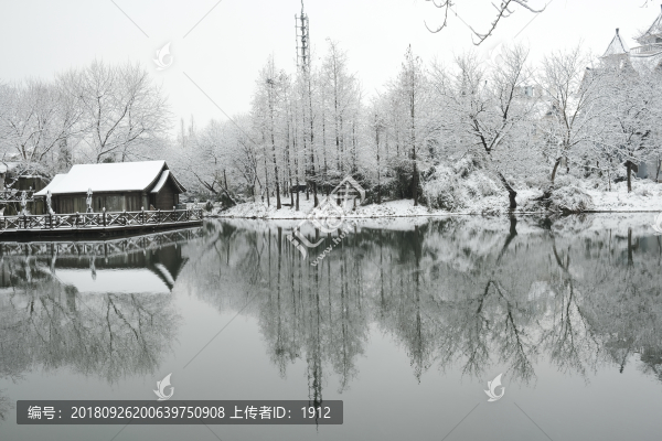 西溪雪景