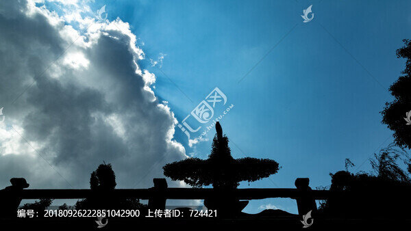 藍(lán)天白云