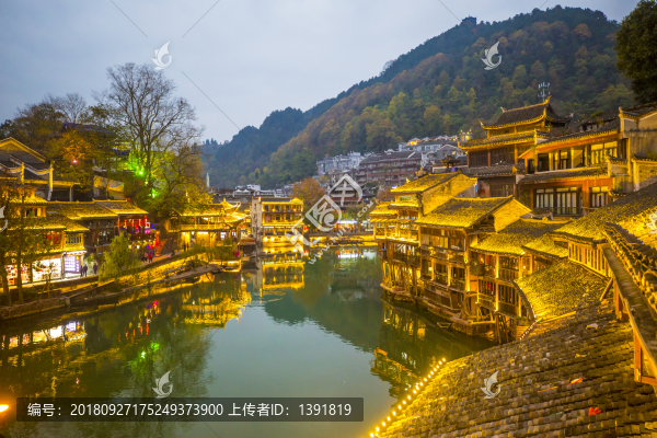 鳳凰古城夜景