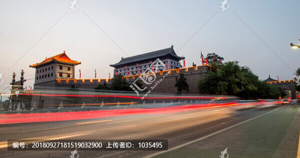 西安古城門