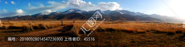 全景雪山