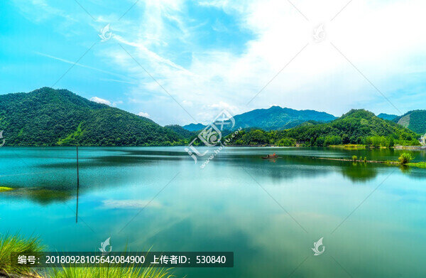 山水風光湖泊美景