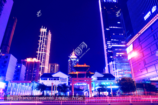 無錫崇安寺夜景