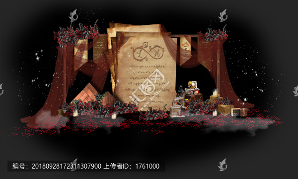 美式鄉(xiāng)村婚外儀式區(qū)