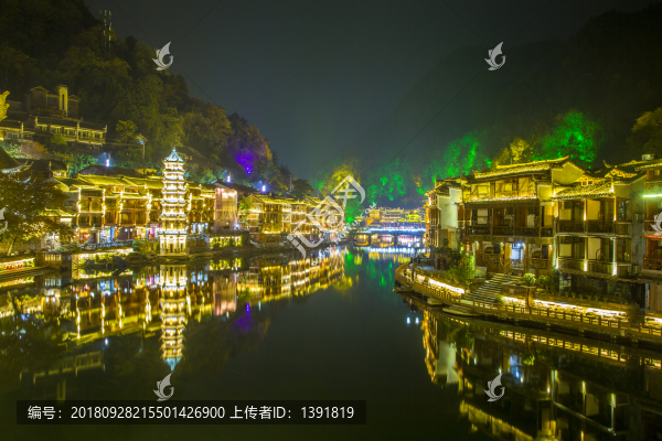 鳳凰古城夜景
