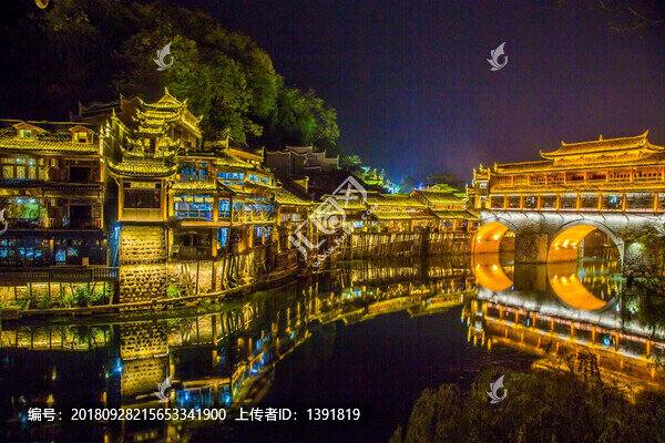 鳳凰古城夜景