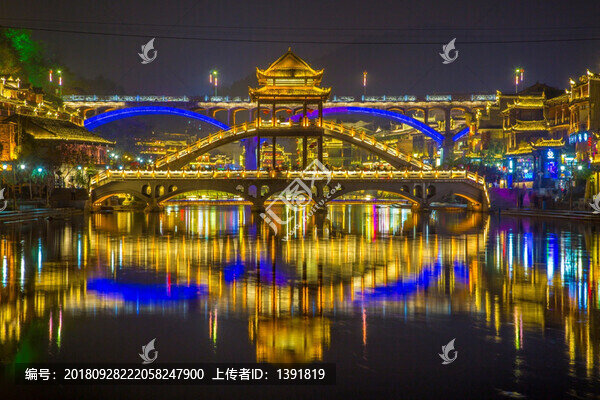 鳳凰古城夜景