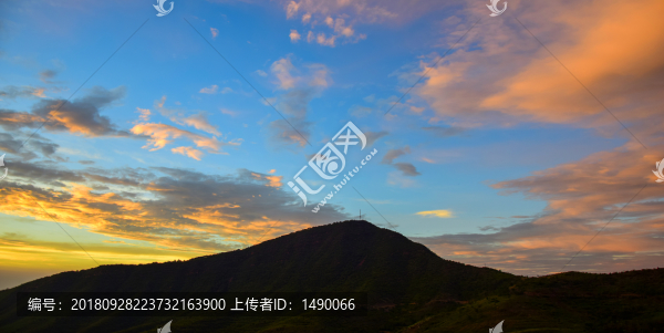 金牛山晚霞