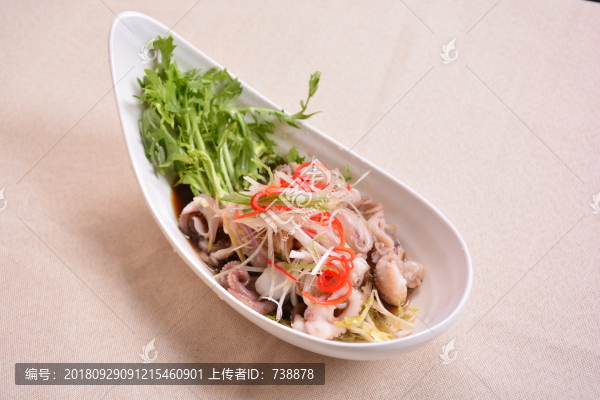 蔥油鮮魷
