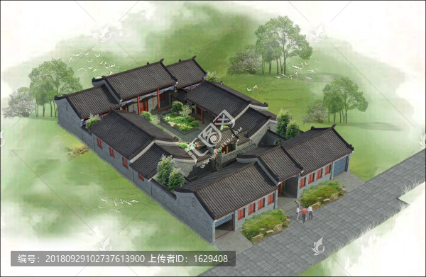 二進(jìn)四合院