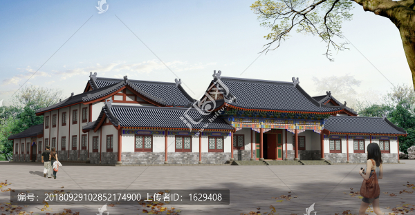 古建山門