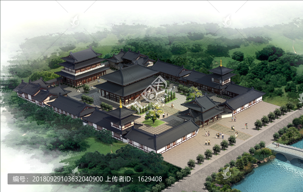 仿唐寺廟
