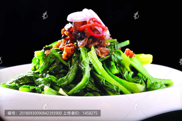 紅蔥鯪魚油麥菜